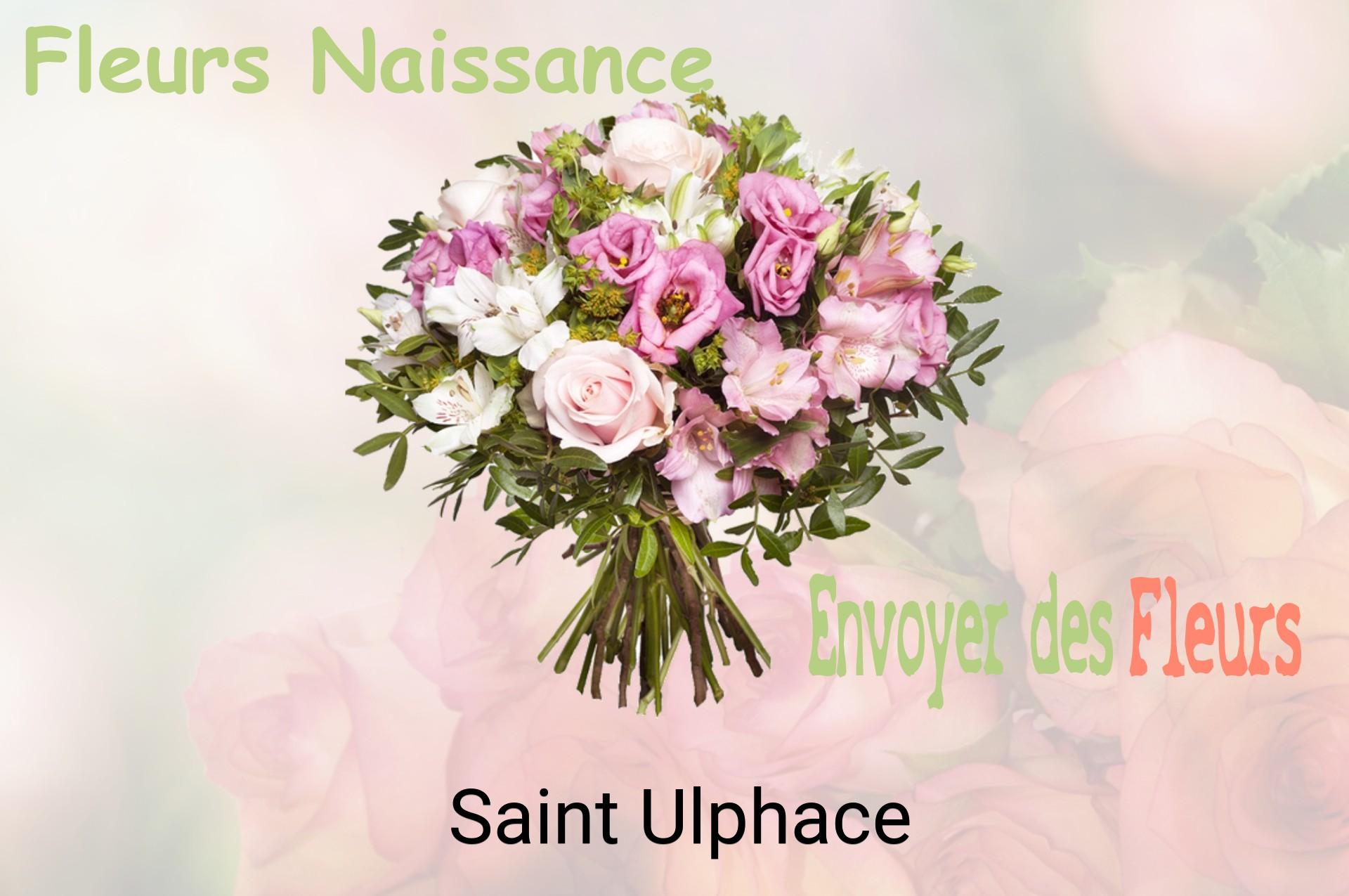 Bouquet de fleurs de naissance livré à Saint-Ulphace